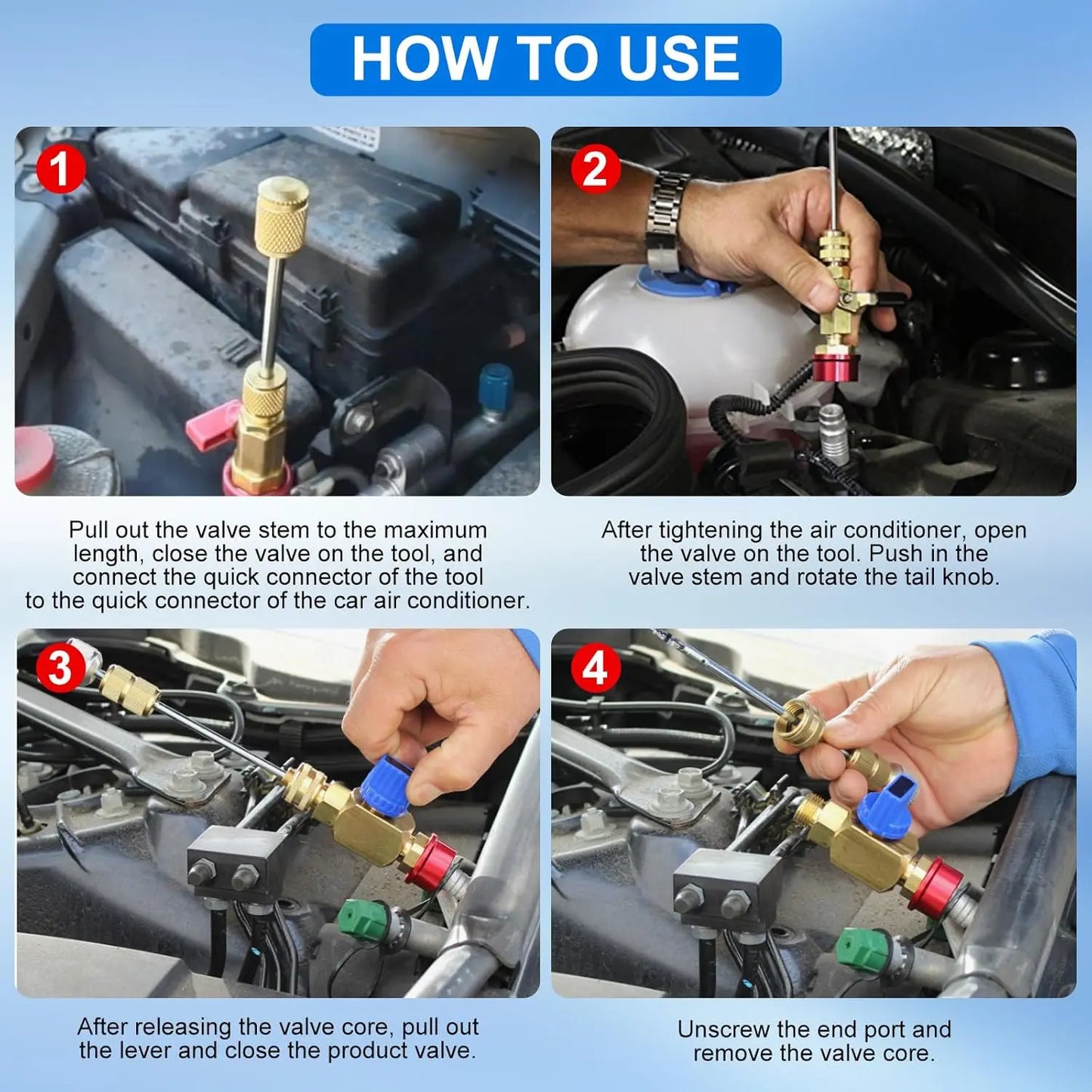 R134A Valve Core Remover Installer Kit