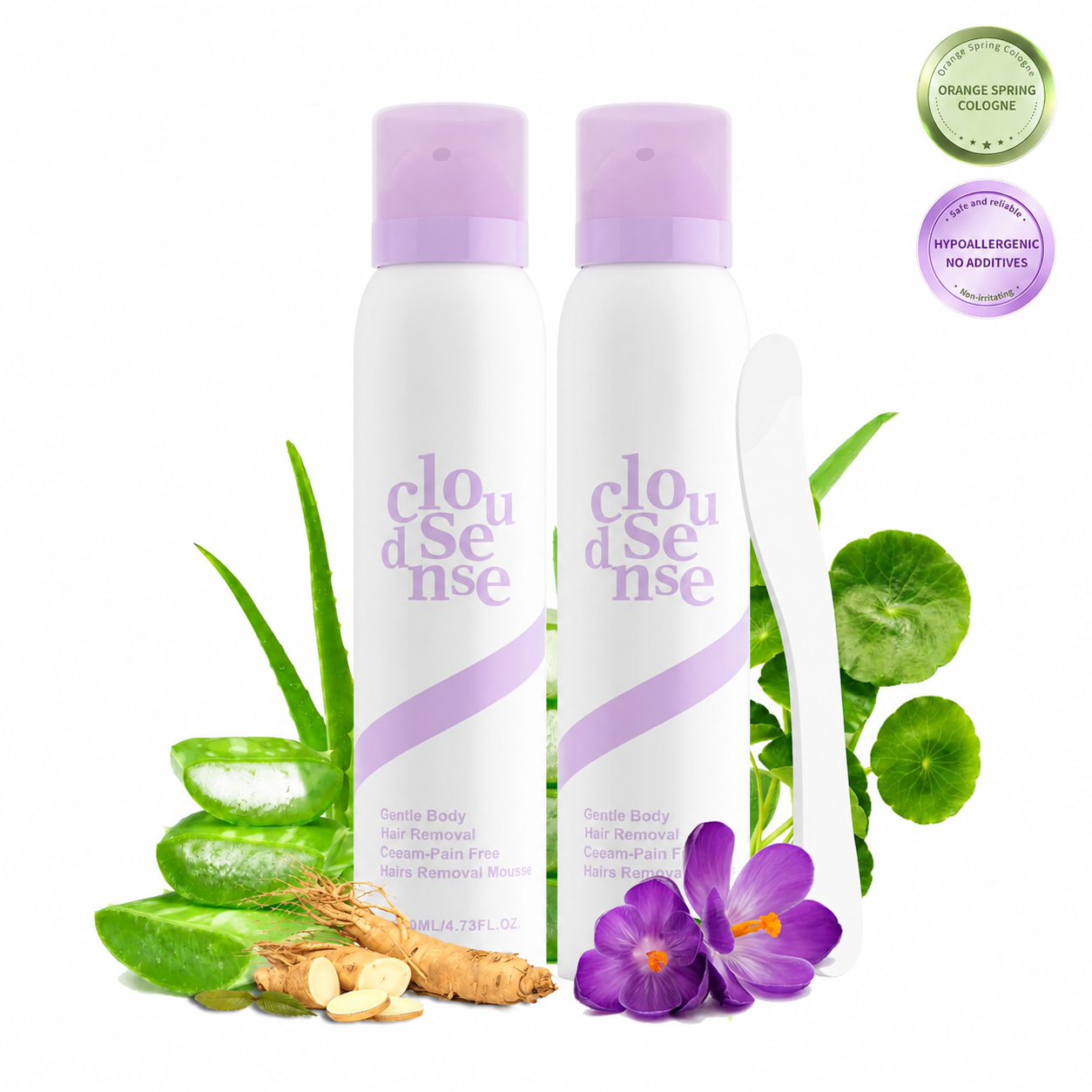 Bikini Hair Removal Spray for Sensitive Skin Suitable for Men & Women