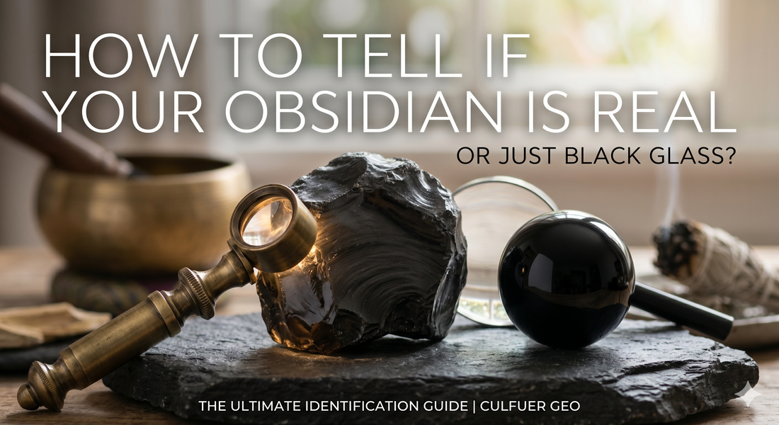 How to tell if my obsidian is real or just black glass?