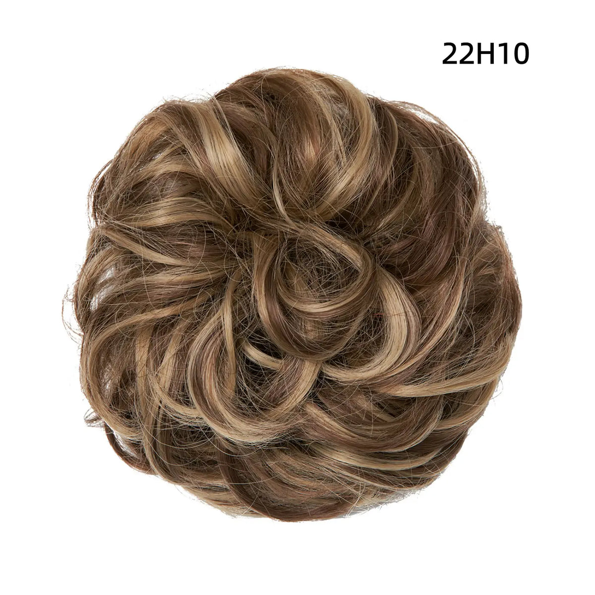 Curly Hairpiece Bun