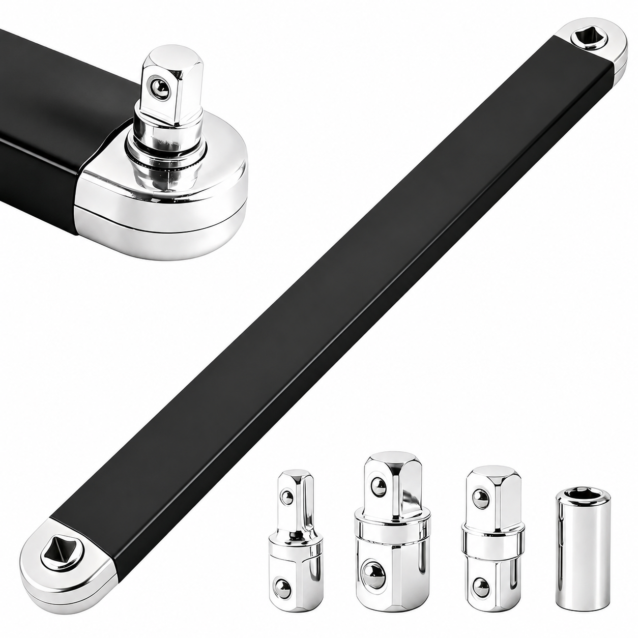 Offset Extension Wrench, Impact Ready Wrench Extender