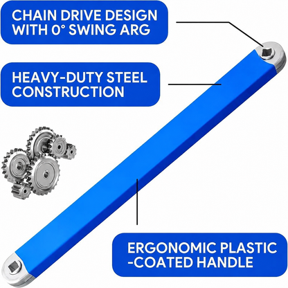 Offset Extension Wrench, Impact Ready Wrench Extender