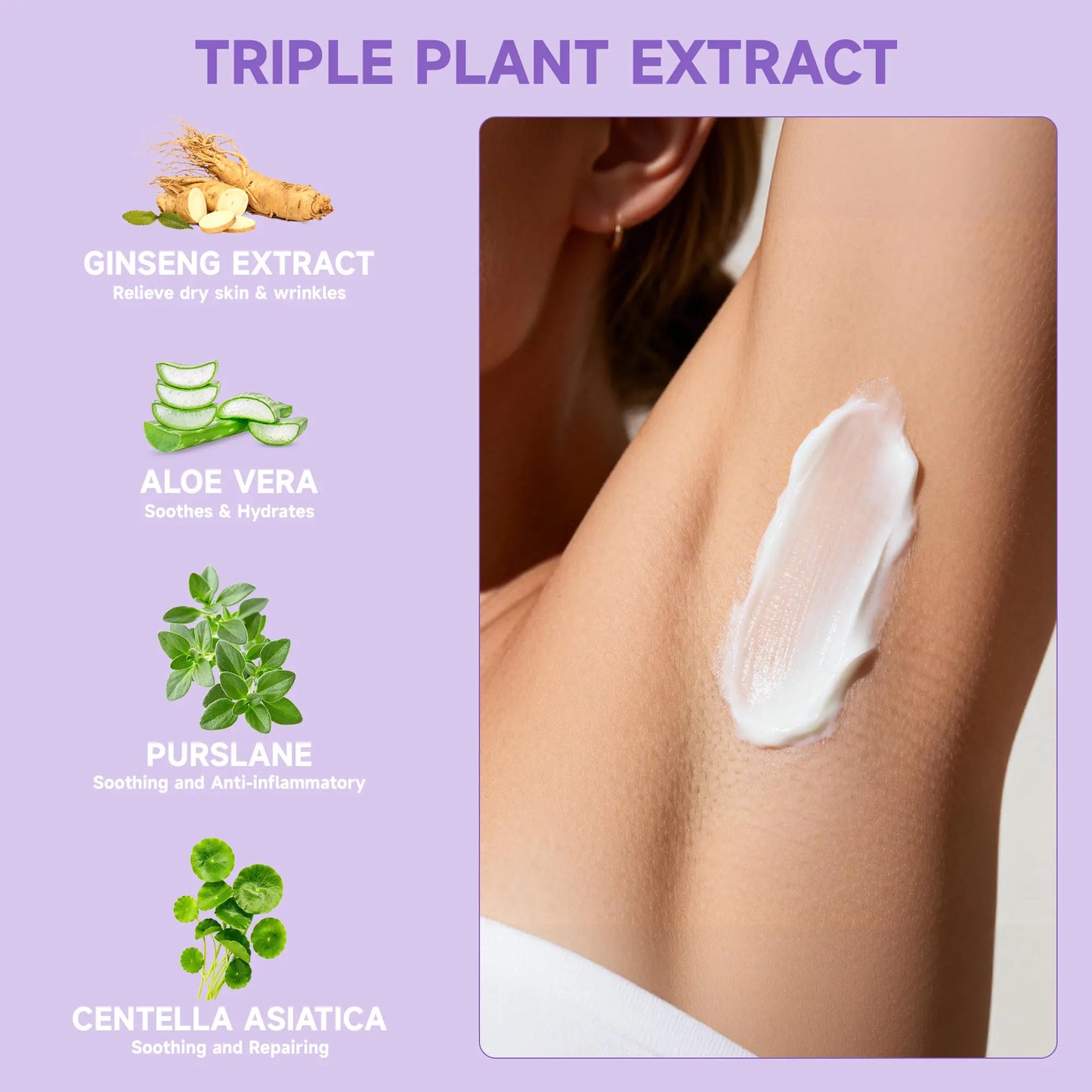 Bikini Hair Removal Spray for Sensitive Skin Suitable for Men & Women