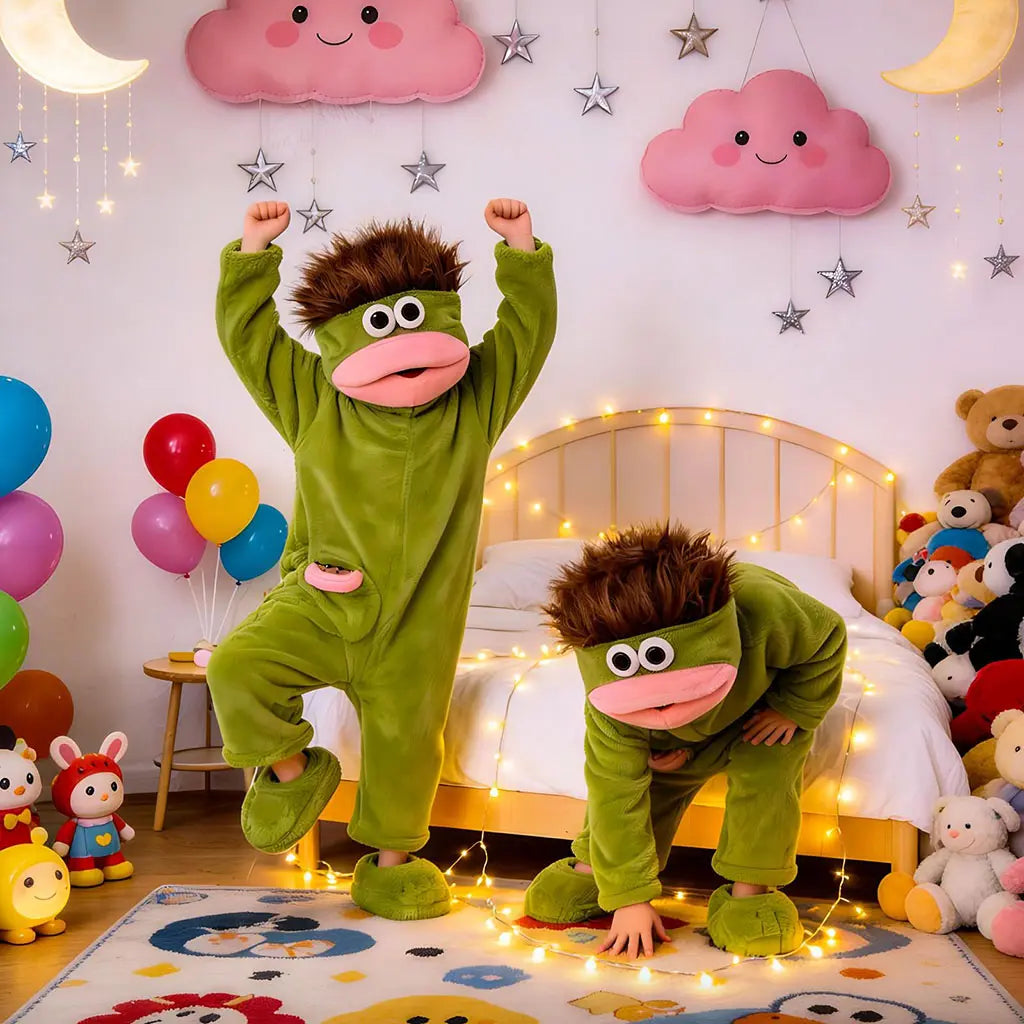 Cute Pajamas Wearable Blanket Hoodie for Women Men