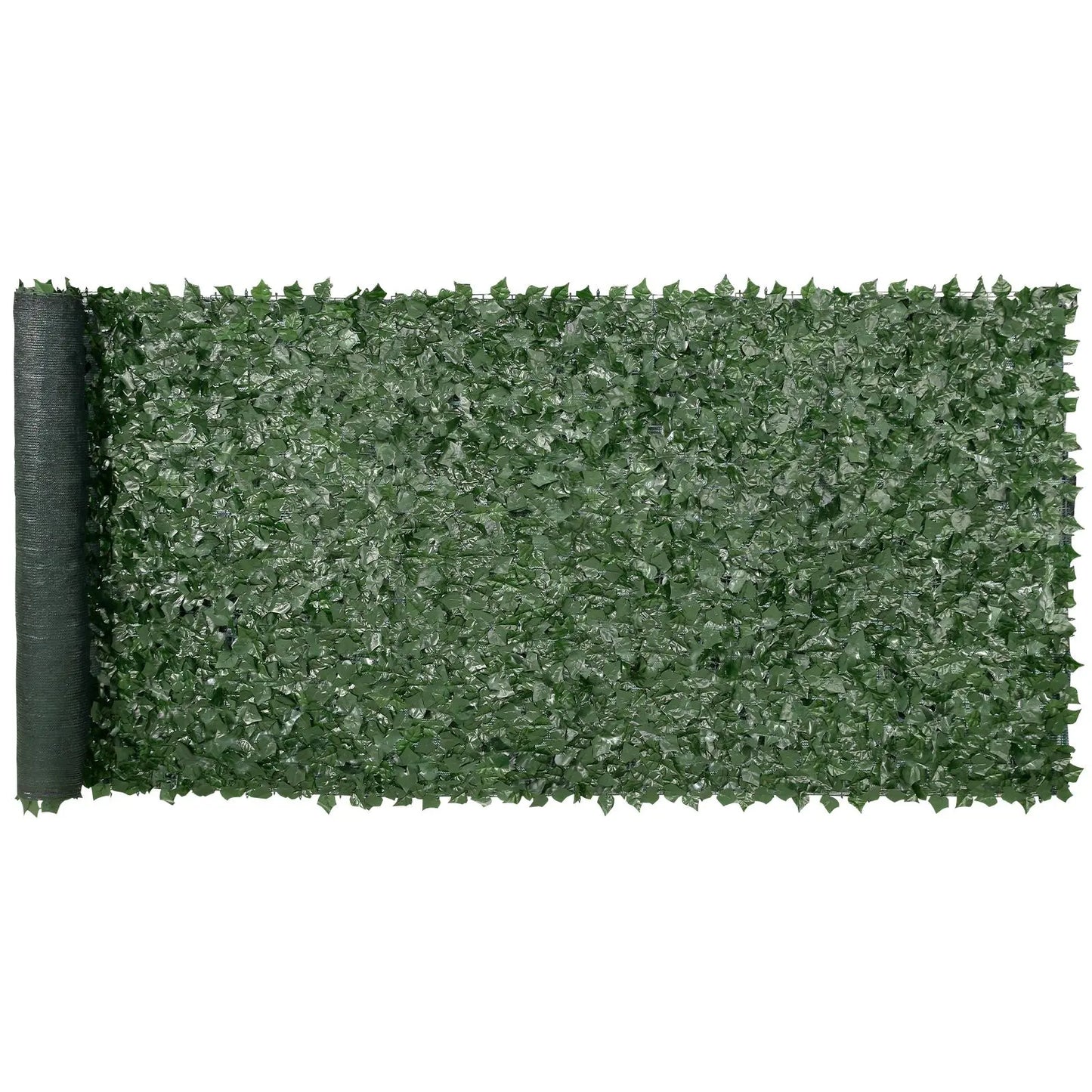 【FathersDayGift】VEVOR Ivy Privacy Fence, 59 x 158in Artificial Green Wall Screen, Greenery Ivy Fence w/ Mesh Cloth Backing and Strengthened Joint, Faux Hedges Vine Leaf Decoration for Outdoor Garden, Yard, Balcony