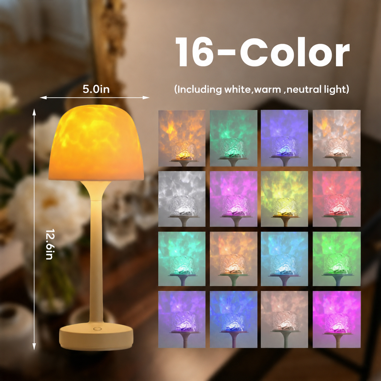 Aurora Wave 16-Color Desk Lamp