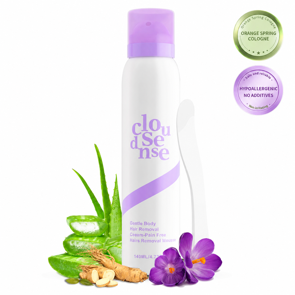 Bikini Hair Removal Spray for Sensitive Skin Suitable for Men & Women