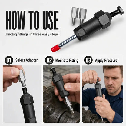Heavy Duty Grease Fitting Cleaner Tool