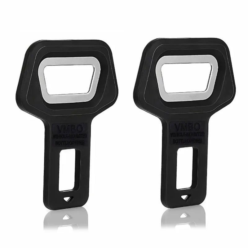 2 Pcs Seatbelt Clip Bottle Opener Set