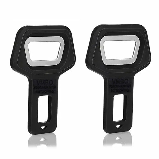 2 Pcs Seatbelt Clip Bottle Opener Set