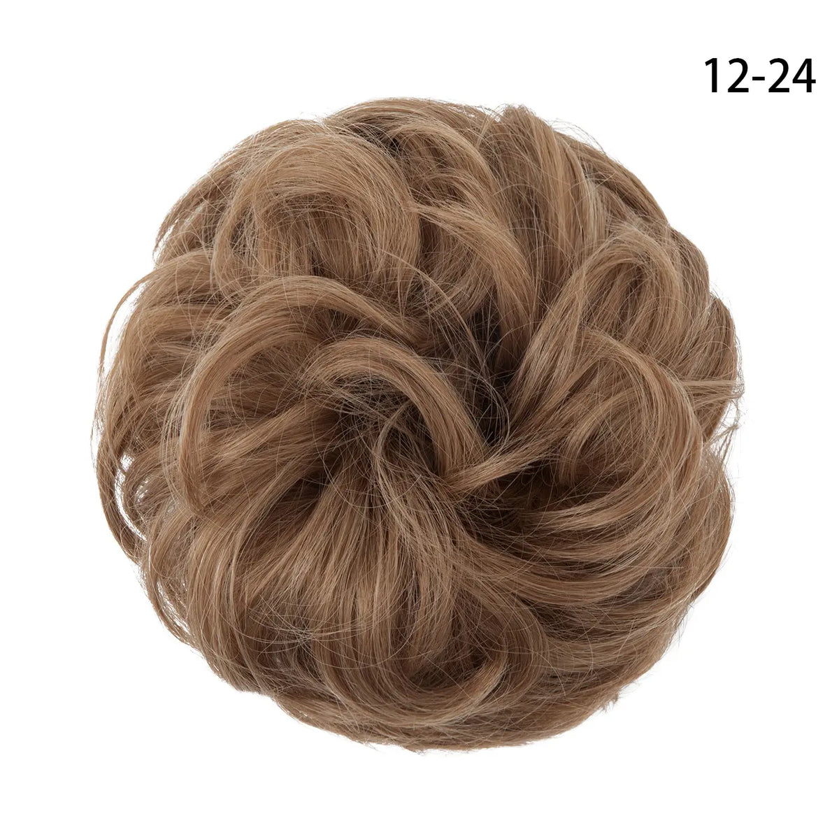 Curly Hairpiece Bun