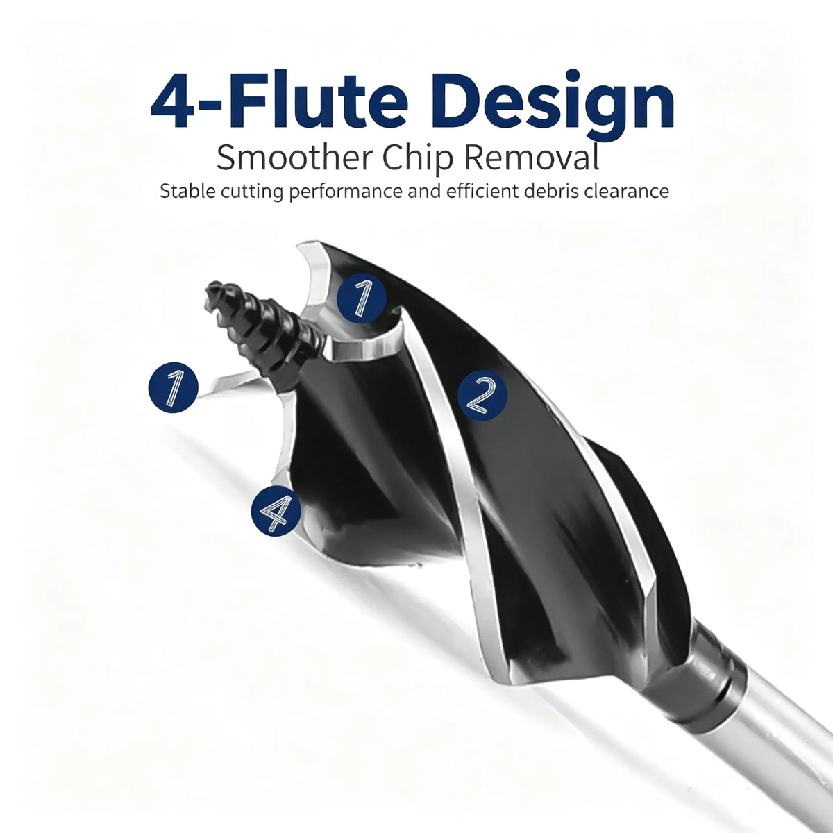 8‑Pack High‑Carbon‑Steel Wood‑Boring Tool Kit