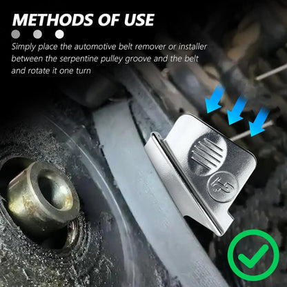 Automotive 2pcs Belt Removal & Installation Tool Set