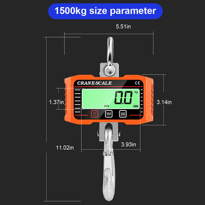 Digital Crane Scale for Construction, Factory, Farm, Hunting