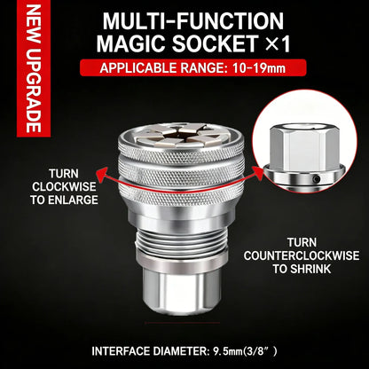 Universal Socket Wrench Tool for 3/8" Drive