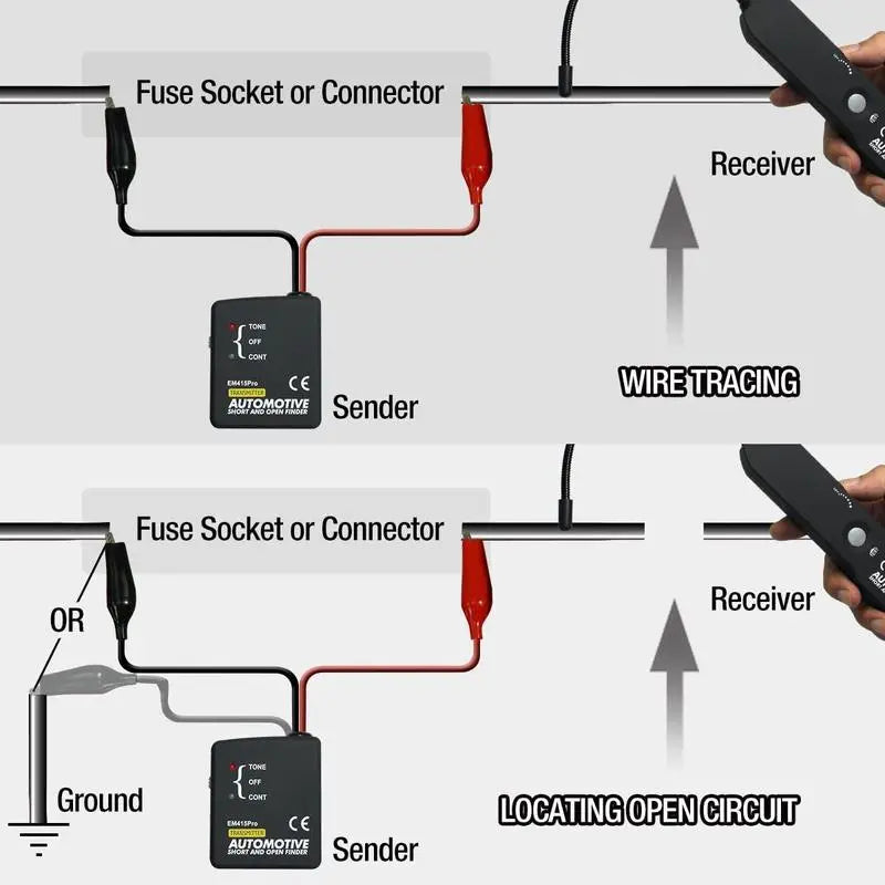 em415Pro Automotive Electrical Open & Short Finder Circuit Tester DC <42iagnostic Tool