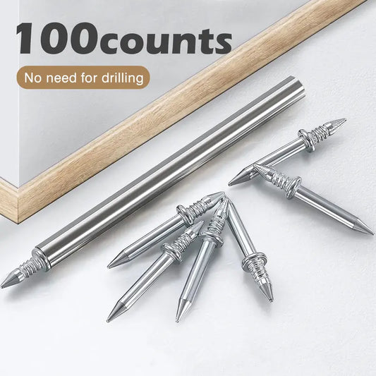 Double Head Skirting Thread Seamless Nail