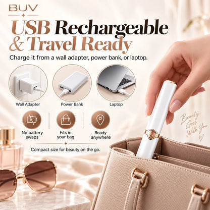 🔥2-in-1 Heated Eyelash Curler, 3 Temperature Modes, USB Rechargeable