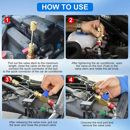 R134A Valve Core Remover Installer Kit