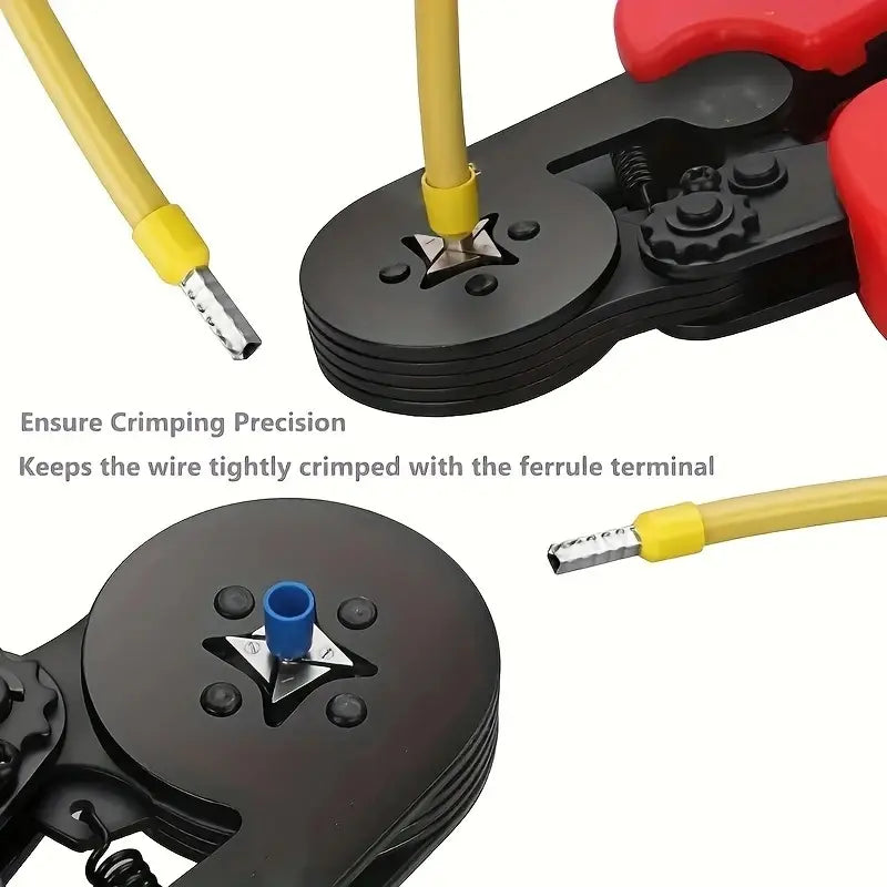 Wire Crimping Tool Kit with 1200 Insulated Terminals