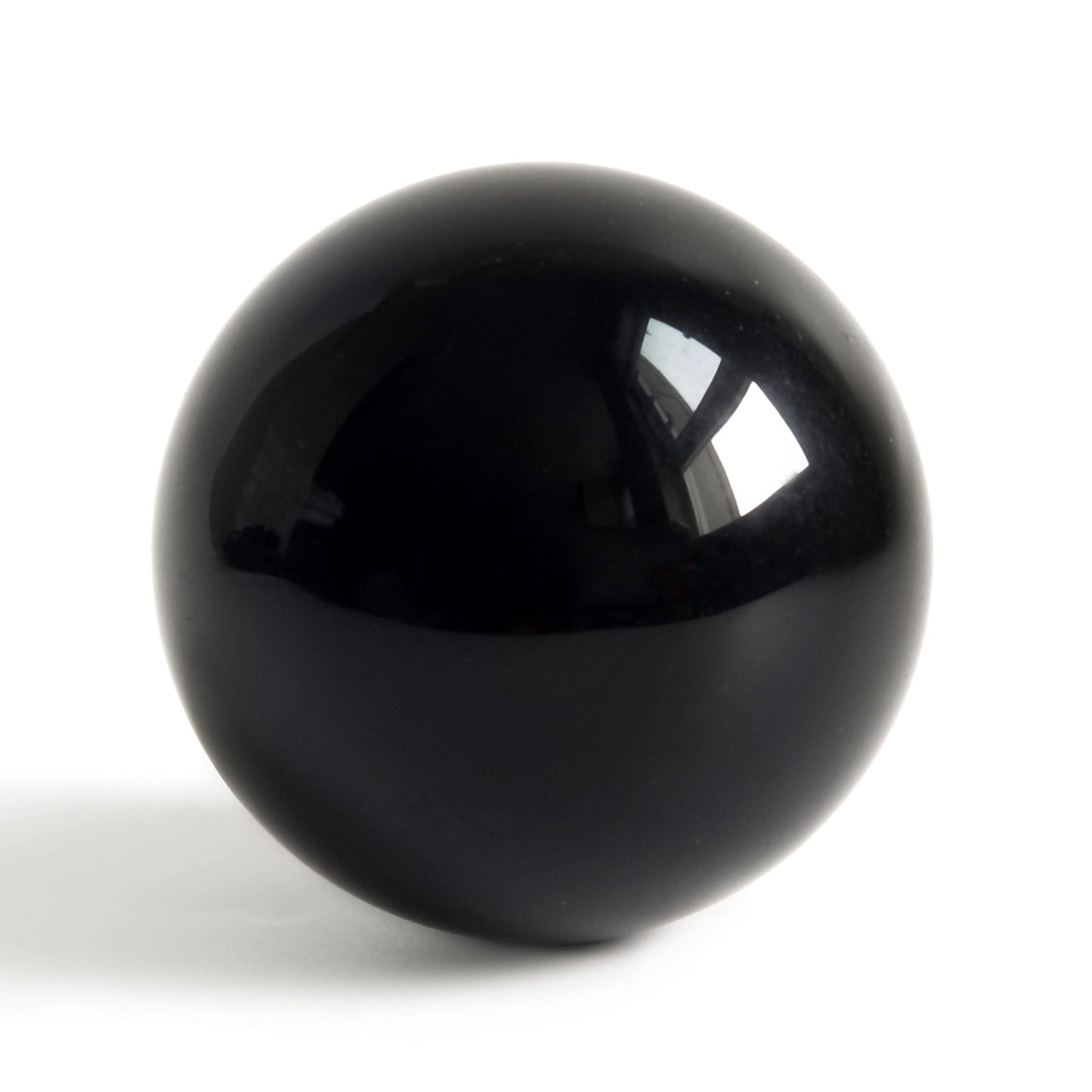 Natural Black Obsidian Crystal Ball for Scrying, Feng Shui & Energy Protection