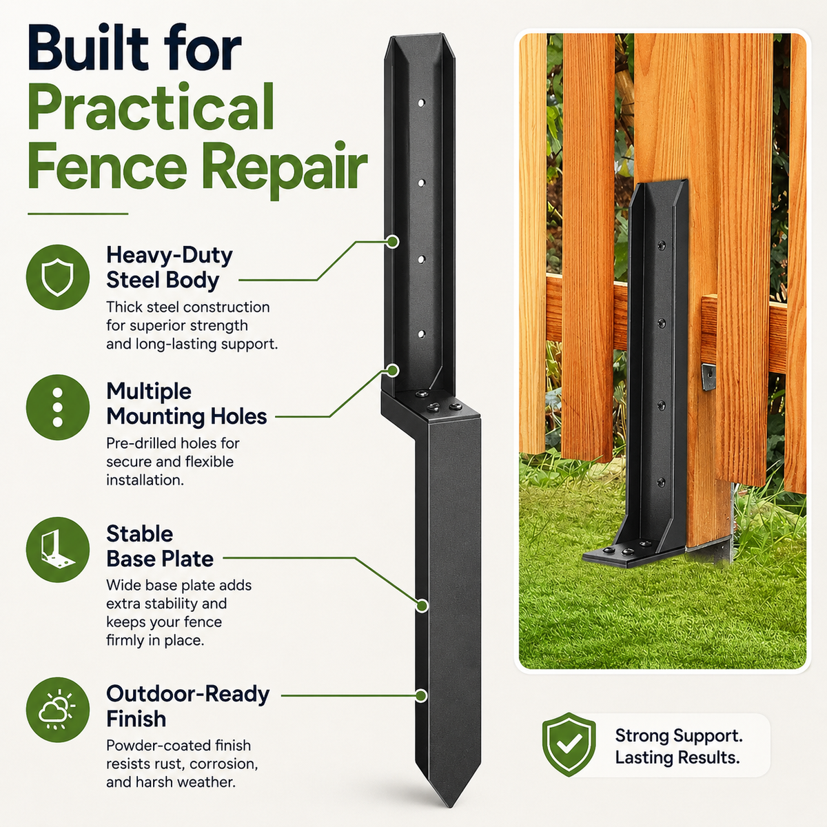 Fence Post Repair Kit