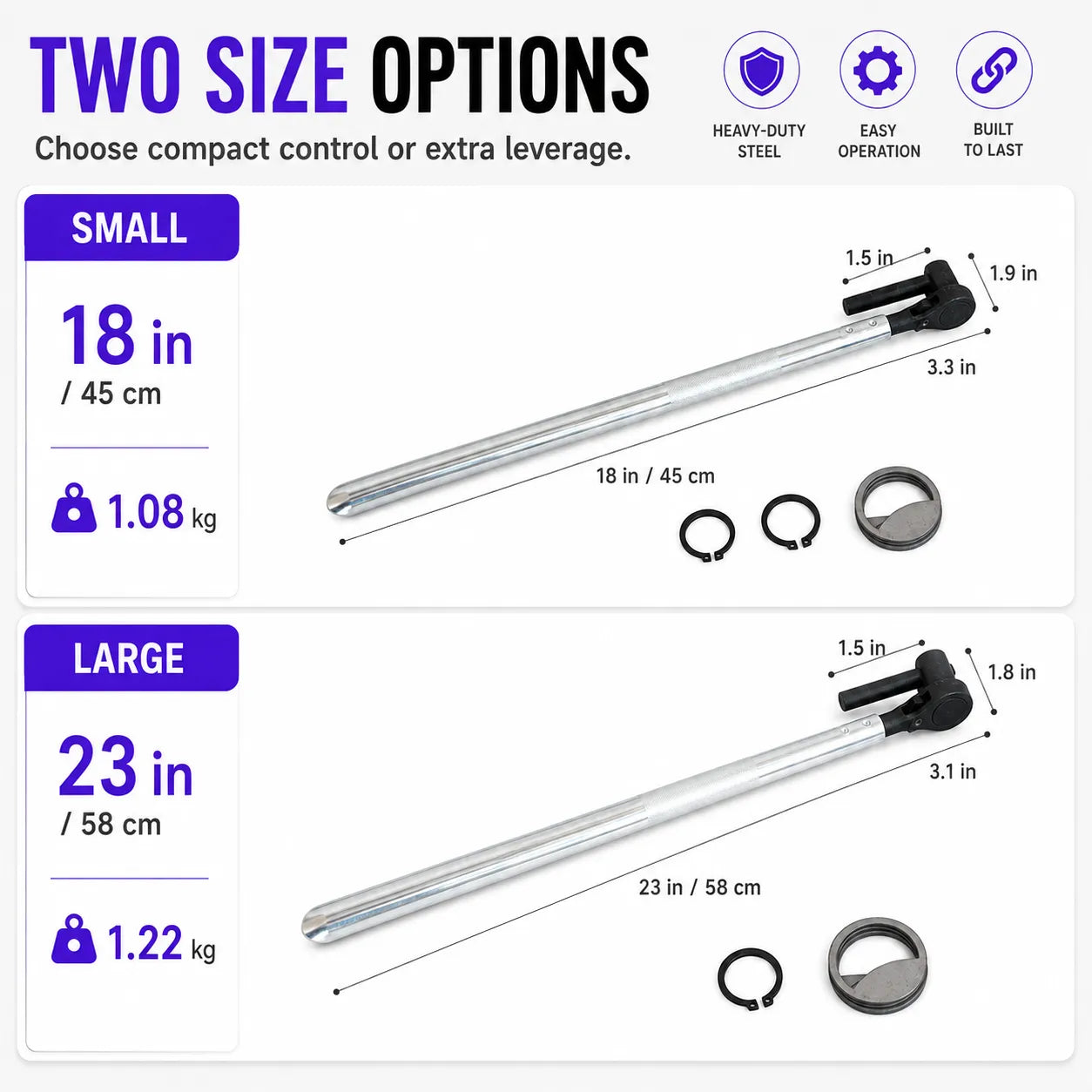 Ratchet Cargo Winch Tensioner Wrench | Heavy-Duty Truck Strap Tool