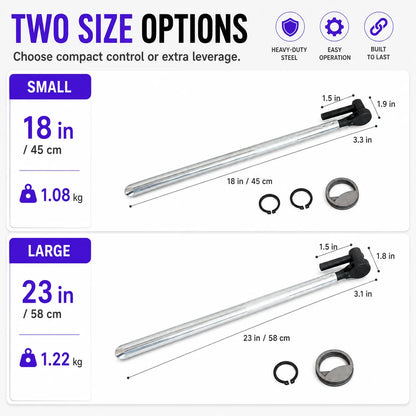 Ratchet Cargo Winch Tensioner Wrench | Heavy-Duty Truck Strap Tool