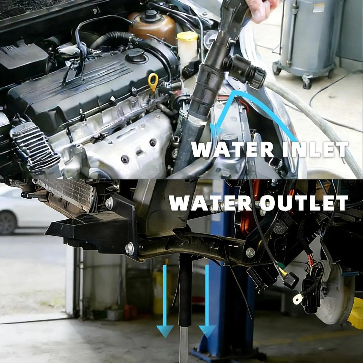 Coolant Flush Gun | Automotive Radiator Heater Core Flush Kit