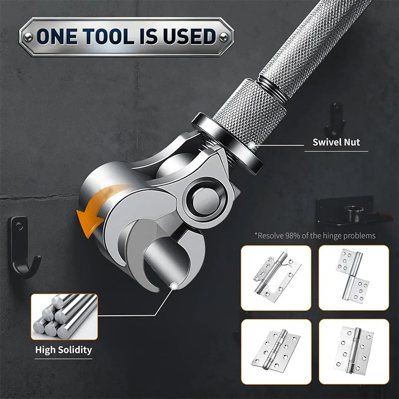 Adjustable Door Hinge Wrench – Precision Alignment & Adjustment Tool
