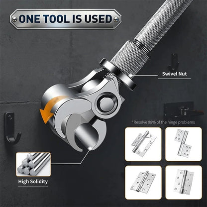 Adjustable Door Hinge Wrench – Precision Alignment & Adjustment Tool