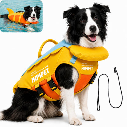 Dog Life Jacket with Chin Float