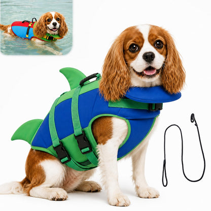 Dog Life Jacket with Chin Float