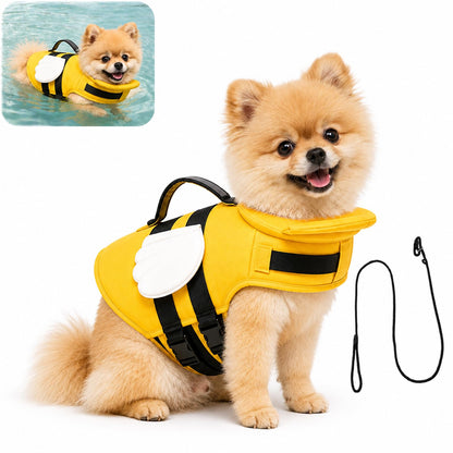 Dog Life Jacket with Chin Float