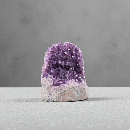 Natural Raw Amethyst Cluster | Calming Space Energy & Feng Shui Healing Decor for Mindfulness Room