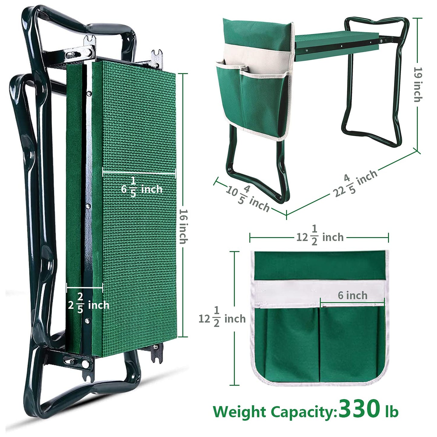BESTHLS Garden Kneeler and Seat