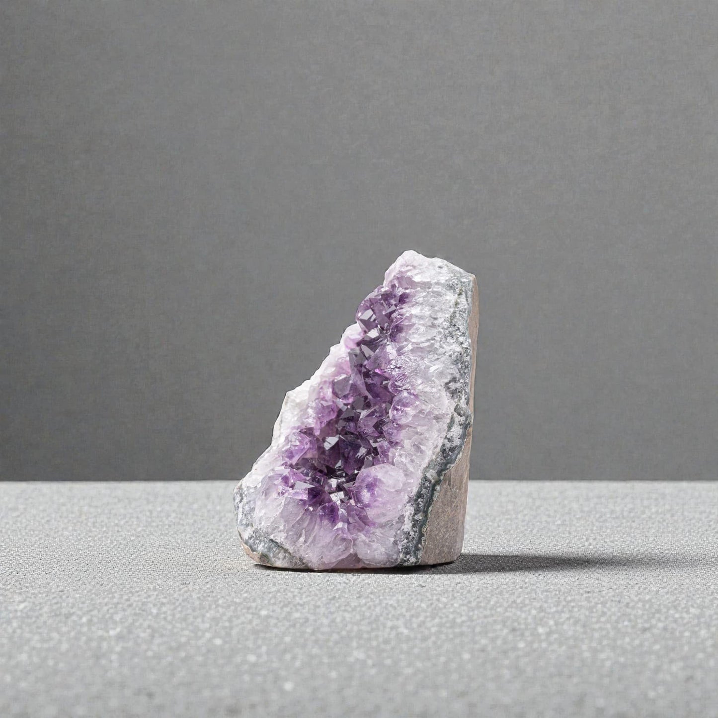 Natural Raw Amethyst Cluster | Calming Space Energy & Feng Shui Healing Decor for Mindfulness Room