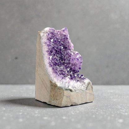 Natural Raw Amethyst Cluster | Calming Space Energy & Feng Shui Healing Decor for Mindfulness Room