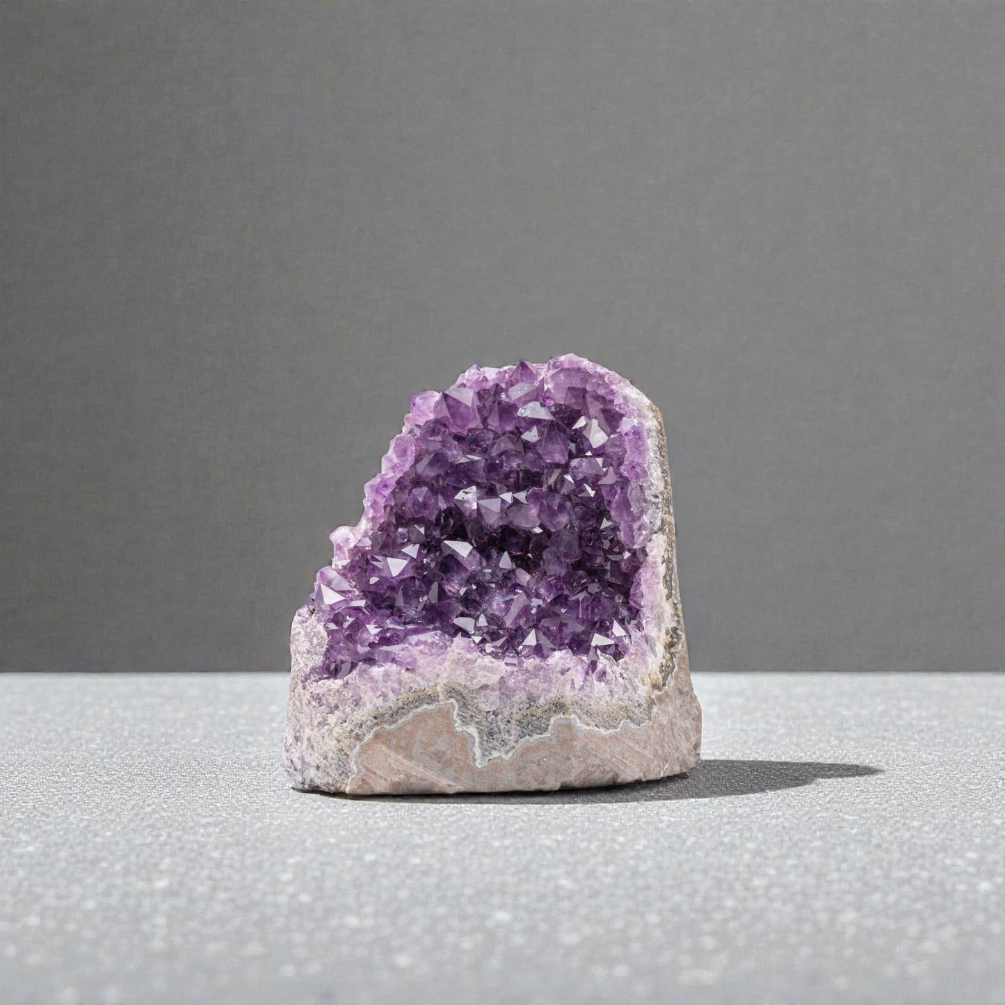 Natural Raw Amethyst Cluster | Calming Space Energy & Feng Shui Healing Decor for Mindfulness Room