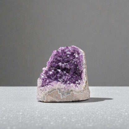Natural Raw Amethyst Cluster | Calming Space Energy & Feng Shui Healing Decor for Mindfulness Room