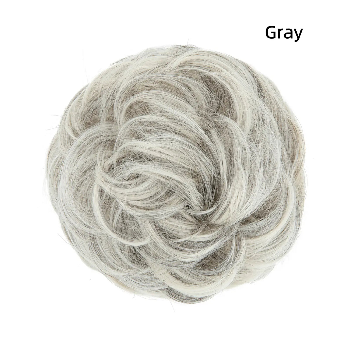 Curly Hairpiece Bun