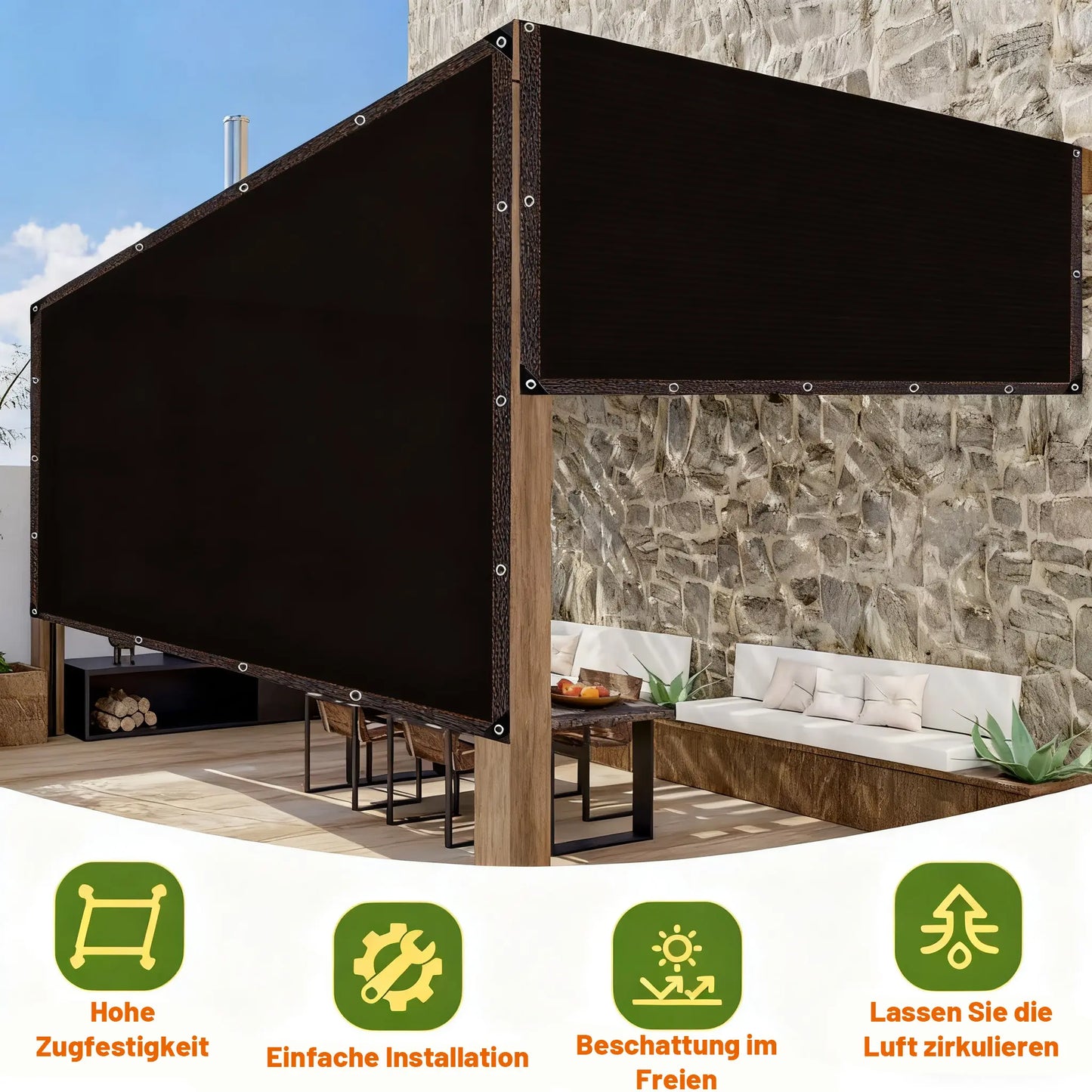 90% Blackout Cloth Mesh Shade Net