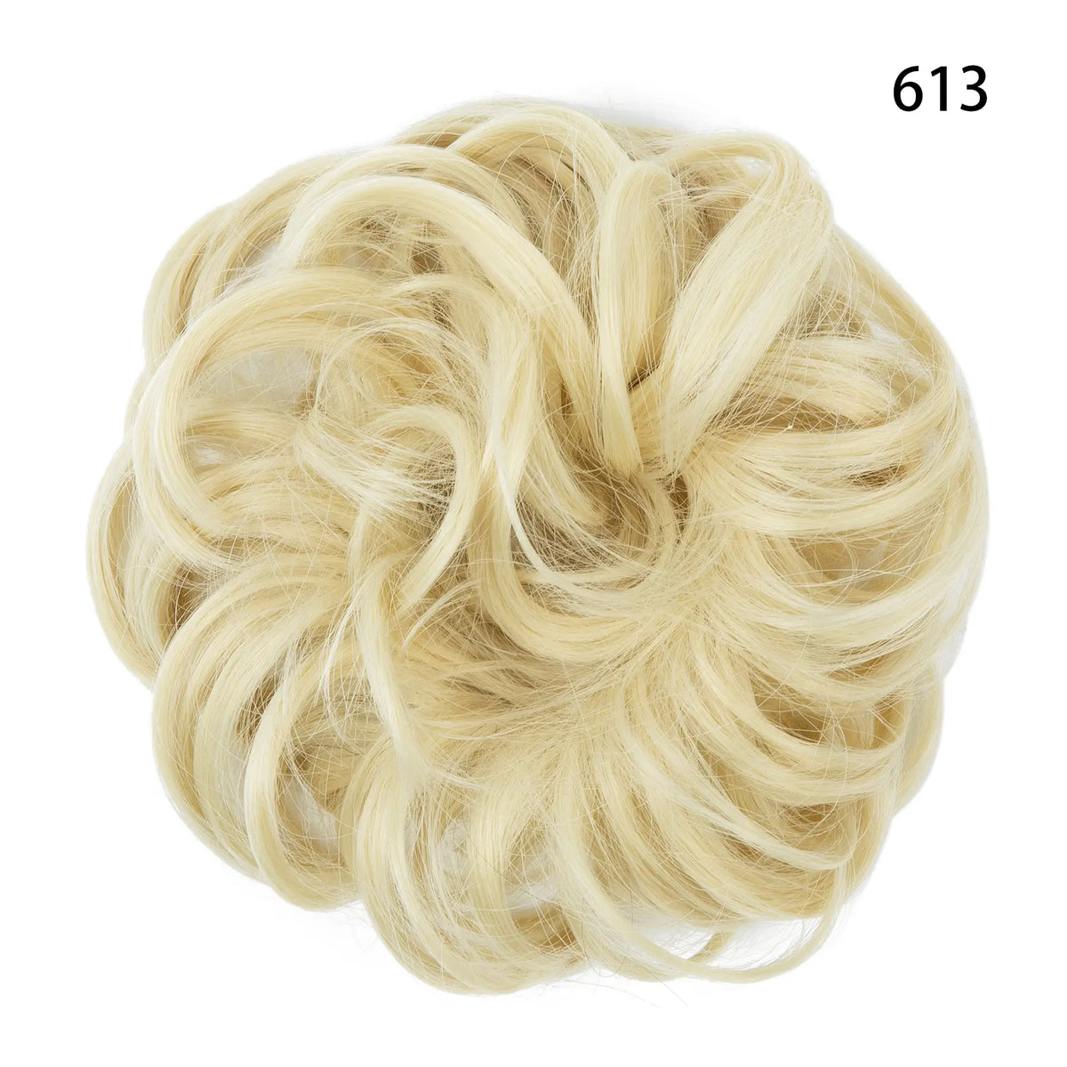 Curly Hairpiece Bun