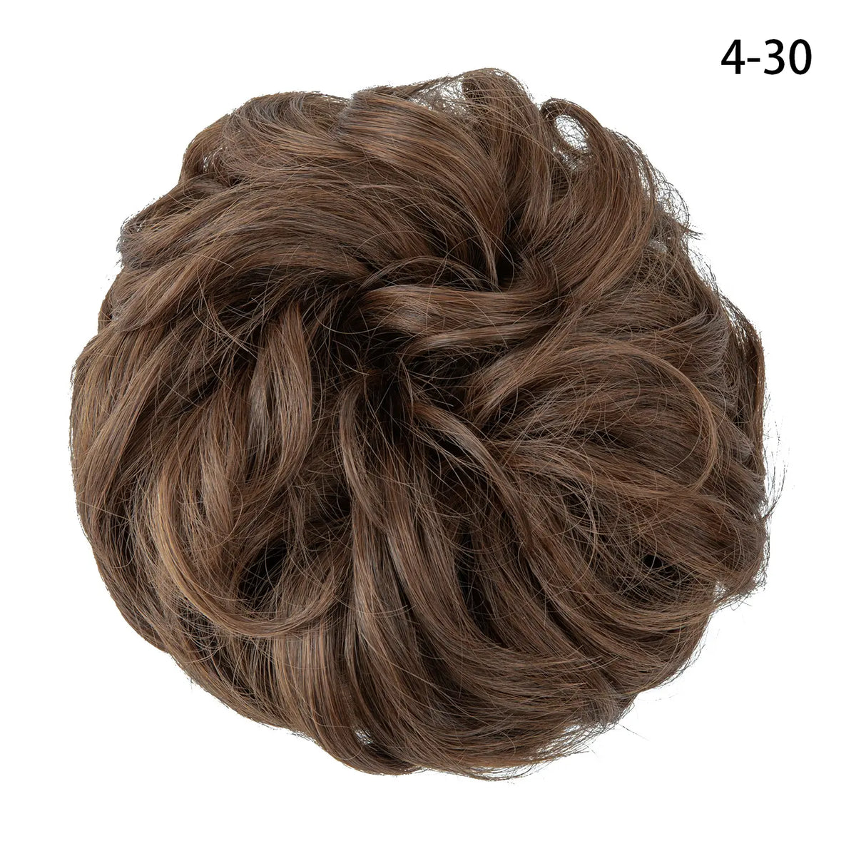 Curly Hairpiece Bun