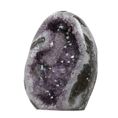 Natural Raw Amethyst Cluster | Calming Space Energy & Feng Shui Healing Decor for Mindfulness Room