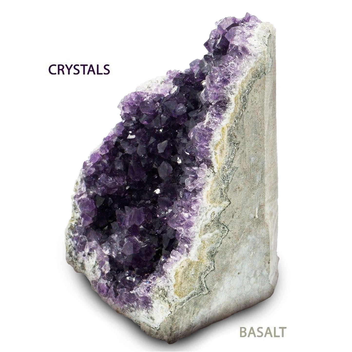 Natural Raw Amethyst Cluster | Calming Space Energy & Feng Shui Healing Decor for Mindfulness Room