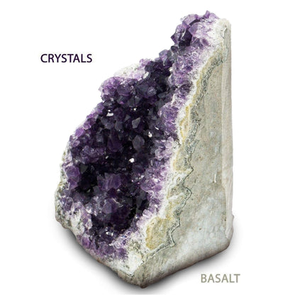 Natural Raw Amethyst Cluster | Calming Space Energy & Feng Shui Healing Decor for Mindfulness Room