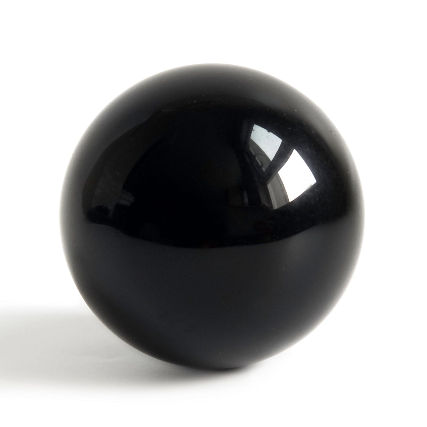 Natural Black Obsidian Crystal Ball for Scrying, Feng Shui & Energy Protection
