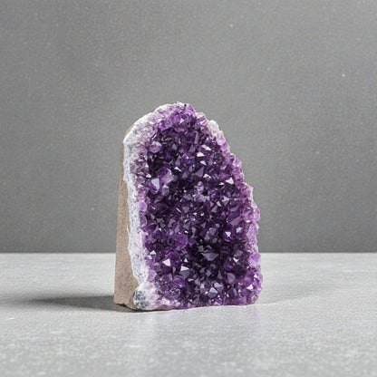 Natural Raw Amethyst Cluster | Calming Space Energy & Feng Shui Healing Decor for Mindfulness Room