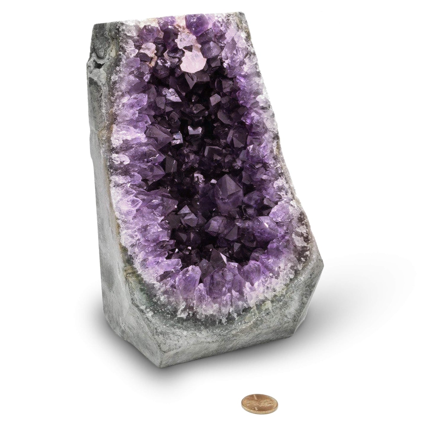 Natural Raw Amethyst Cluster | Calming Space Energy & Feng Shui Healing Decor for Mindfulness Room